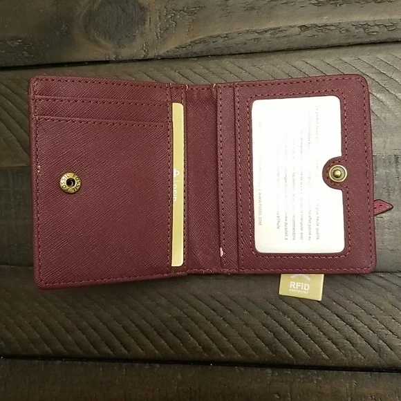 Fossil Emma Mini Wallet RFID Leather Multicolor Patchwork - Picture 6 of 15